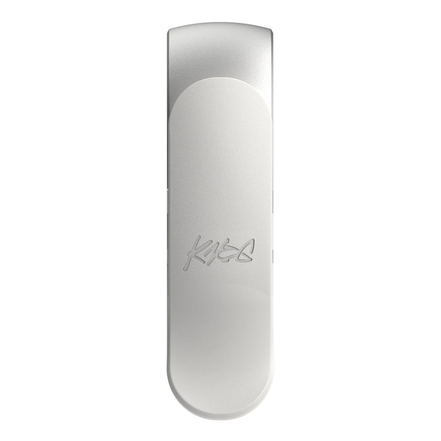 Sonnette Knog Oi Bell Prima Large blanche brillante pour vélo, design unique et montage facile sur guidon