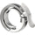 Sonnette vélo Knog Oi Bell Prima Large blanche mate, design épuré et montage rapide sur guidon