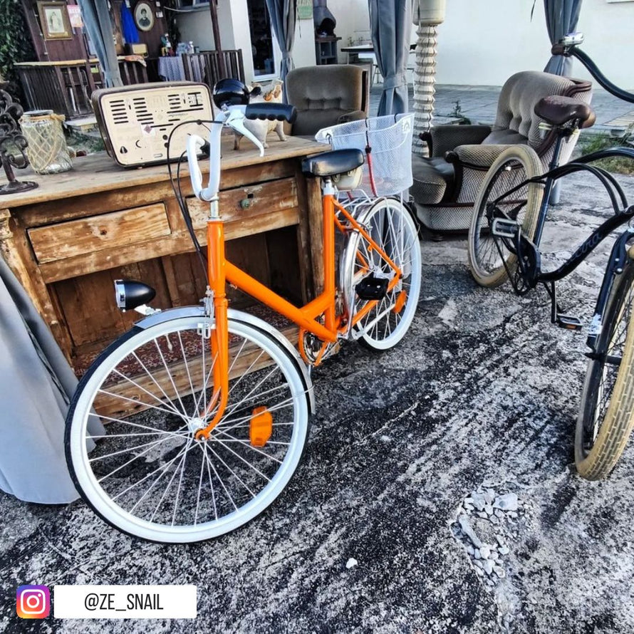 Sonnette vélo noire ze snail