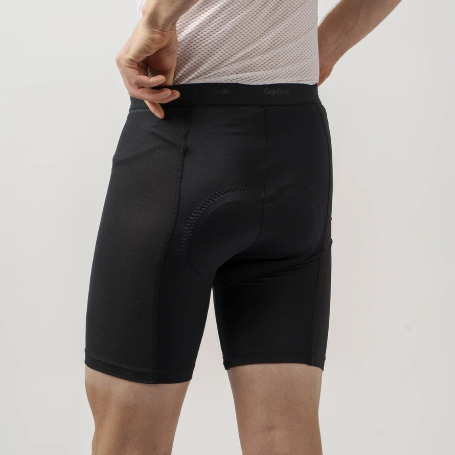 Sous-short GripGrab Ride noir offrant confort et maintien optimal pour cyclistes exigeants