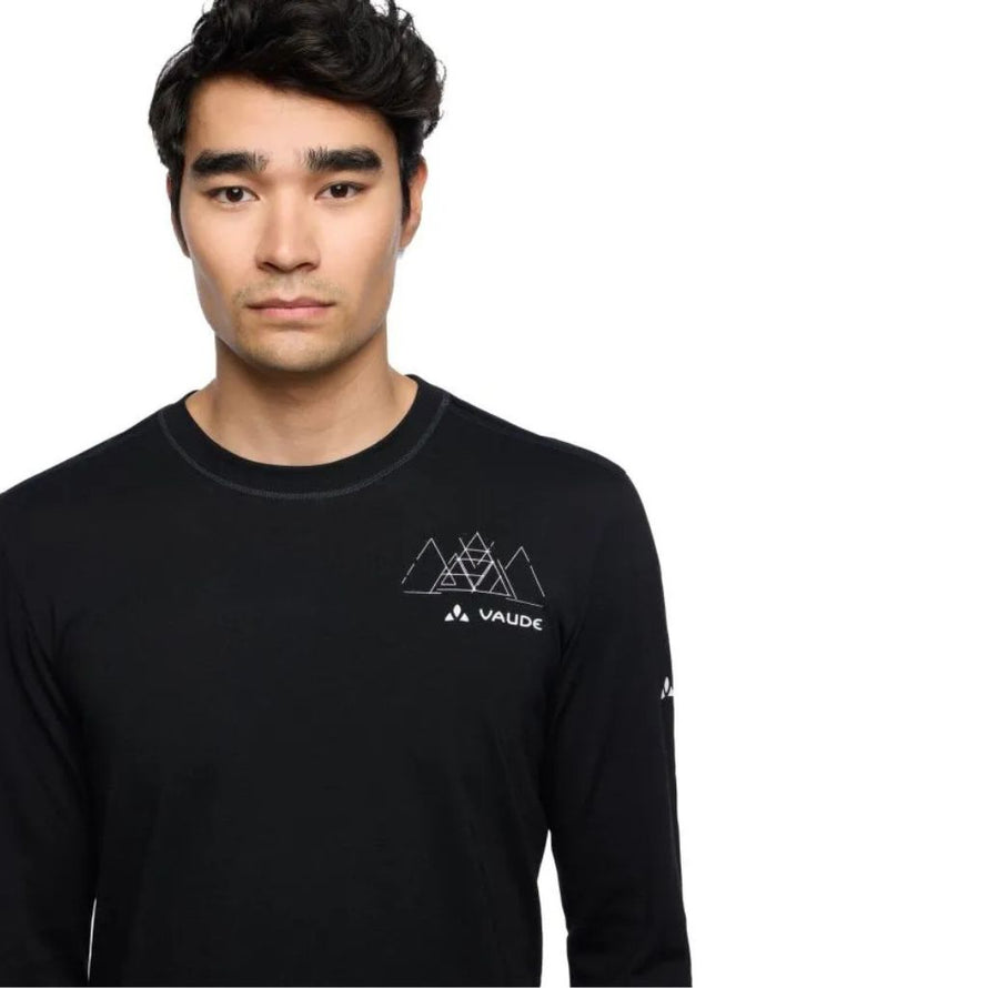 Langärmeliges Merino-Unterhemd Vaude Herren Monviso II