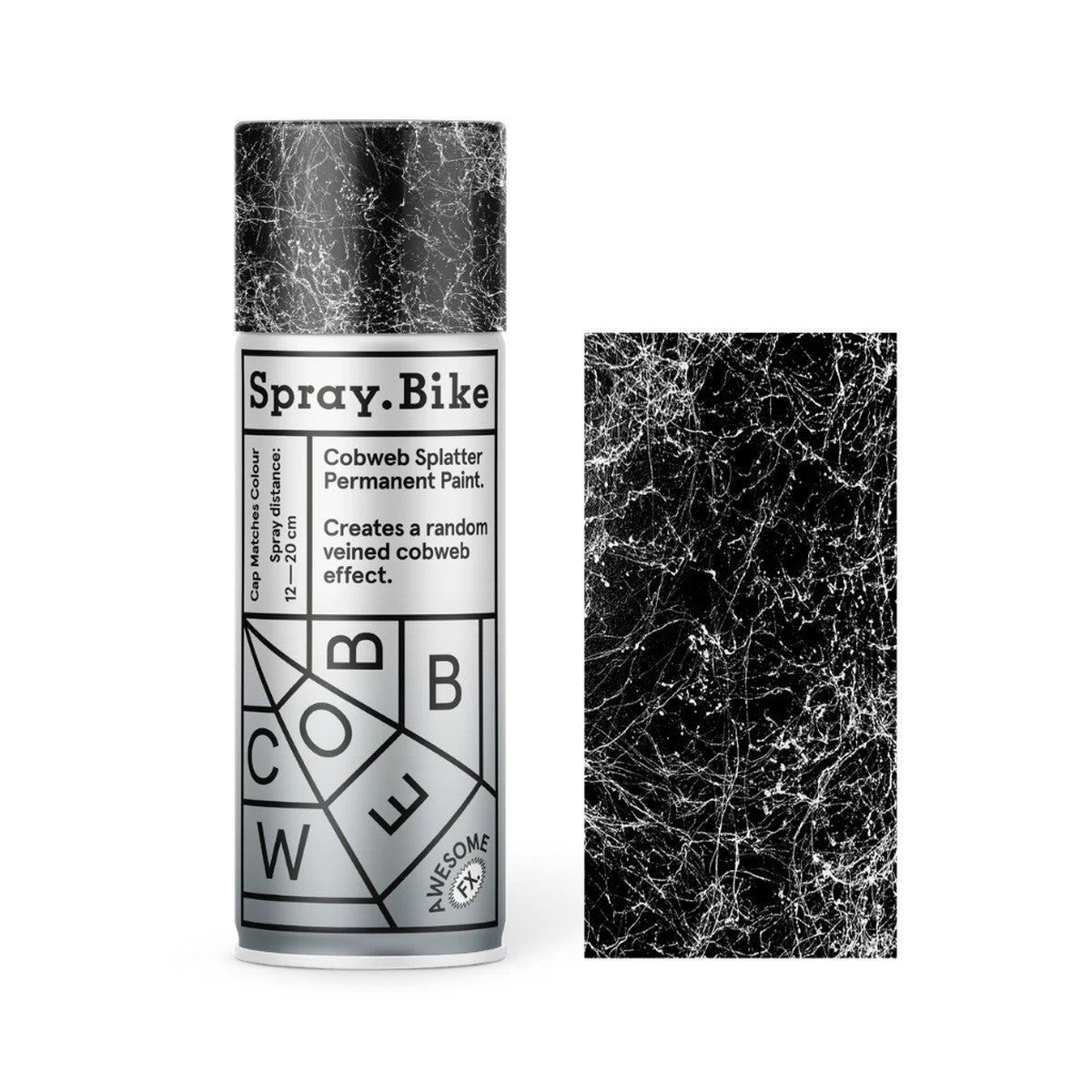 Spray.Bike Cobweb Splatter – Lack mit Fadeneffekt für Fahrräder