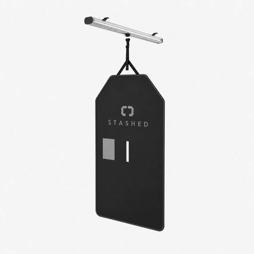 Tapis de protection vélo Stashed Launch Pad, robuste et pratique pour protéger votre vélo en suspension