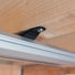 Fixation plafond robuste du rangement vélo Stashed SpaceRail 4 vélos avec crochets pivotants pour un stockage sécurisé