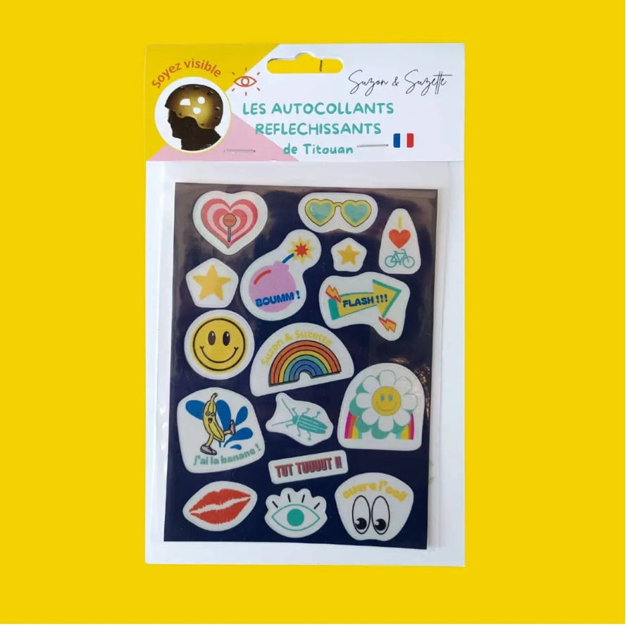 stickers reflechissant titouan suzon et suzette fun
