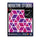 Stickers reflechissants motifs hexagones violets pour velo et casque Reflective Berlin modele securite et style