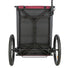 Structure robuste remorque velo pour chien Trixie modele 22kg assurant securite et stabilite pendant les trajets