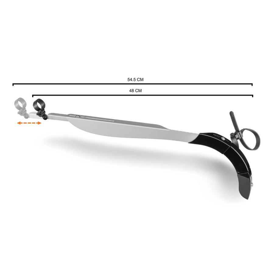 Garde chaine pour velo Sunnywheel modele reglable, protege efficacement la transmission contre la salete et les projections
