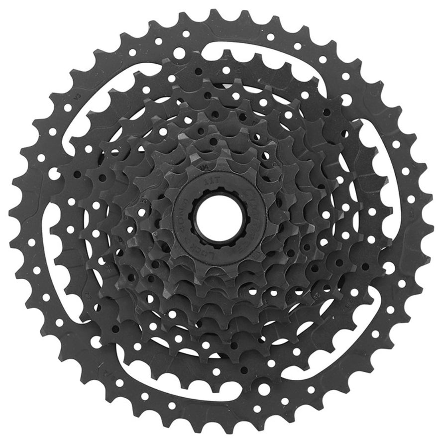 Cassette Sunrace CSU980 9 vitesses 11-42 dents compatible Cues et Linkglide pour transmission vélo fiable