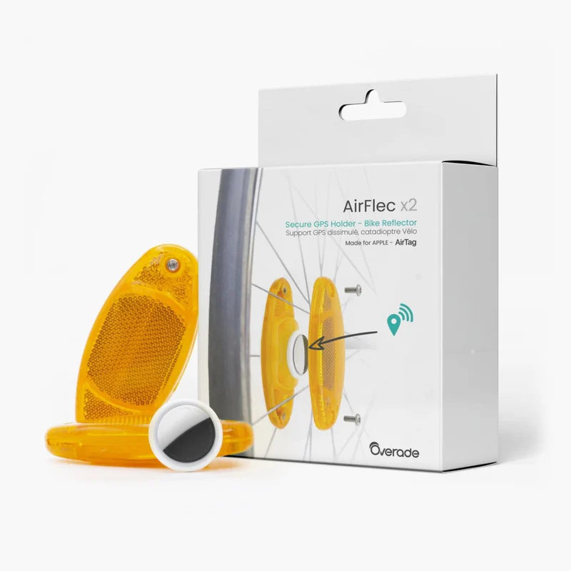 Airtag Supporto per bici nascosto, riflettore posteriore per bicicletta, antifurto, per bici da strada, mountain bike, scooter elettrico, nero