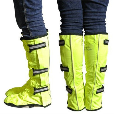 Sur chaussures Leggits imperméables vélo pour femme - jaune - #3