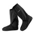Surchaussures vélo imperméables WOWOW Rainflow en noir, protection efficace contre la pluie pour cyclistes