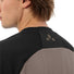 T-shirt Vaude Men Loamer noir avec détail col et logo au dos, respirant pour cyclisme et activités outdoor