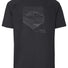 T-shirt Vaude Men Loamer noir avec motif graphique au dos, idéal pour cyclisme et activités outdoor