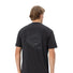T-shirt Vaude Men Loamer noir avec design graphique au dos, parfait pour cyclisme et activités outdoor