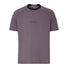 T-shirt Vaude Men Loamer taupe uni avec col noir, léger et respirant pour cyclisme et activités outdoor