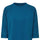 T-Shirt Vaude Neyland 3/4 Femme bleu avec manches à motifs floraux et tissu technique respirant