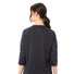 T-Shirt Vaude Neyland 3/4 Femme noir vue dos avec manches à motifs délicats