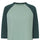 T-Shirt Vaude Neyland 3/4 Femme vert avec manches raglan contrastantes et tissu respirant pour cyclisme