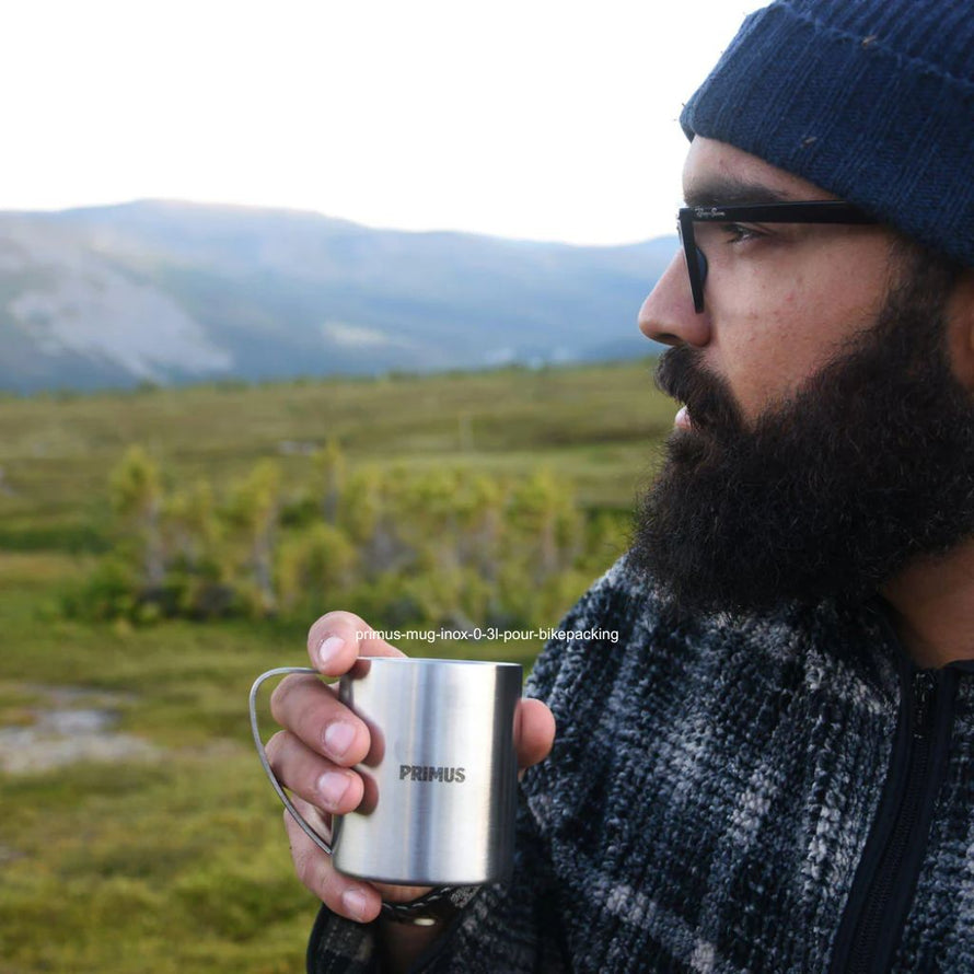 Poignée ergonomique de la tasse Primus 4-Season pour usage outdoor