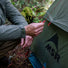 Réglage corde de tension pour toile imperméable de la tente MSR Hubba Hubba HD 2P en conditions humides