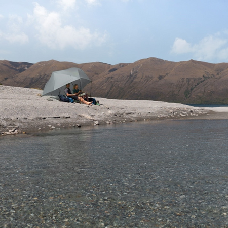 Tente vélo bikepacking Sea To Summit Telos Tr2 bord de lac