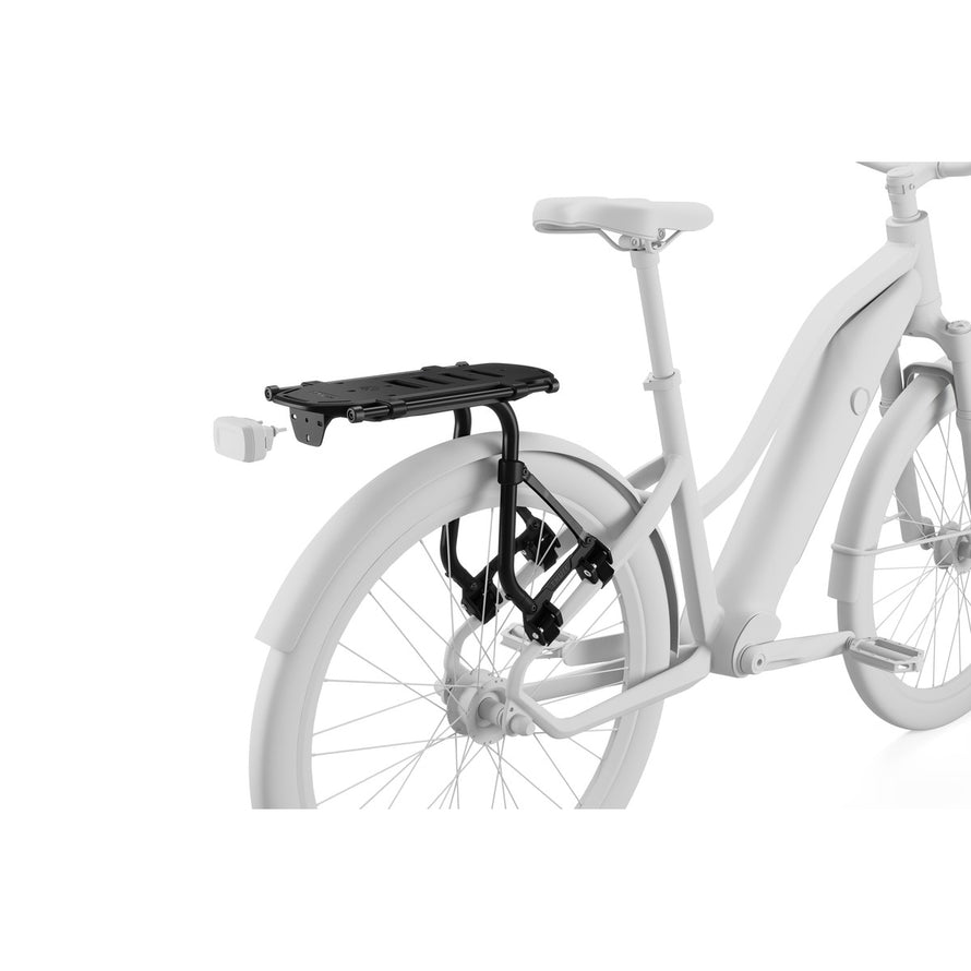 Porte bagage Thule Tour Rack noir pour sacoches vélo, montage arrière facile et robuste compatible avec vélos modernes