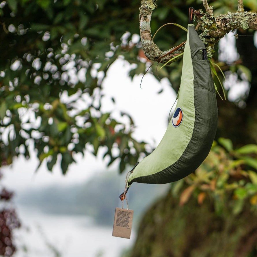 Hamac Ticket to the Moon Original en sac de rangement suspendu, léger et compact pour camping et randonnée