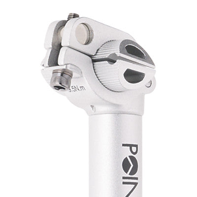 Tige de selle argent pour vélo 25.4 à 30 mm Point - #2