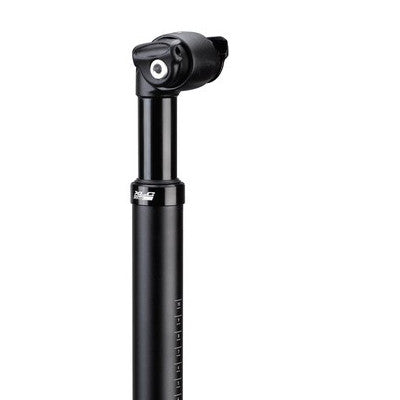 XLC LO-C22 Tige de selle noire avec câble vélo antivol à clé 27,2 mm