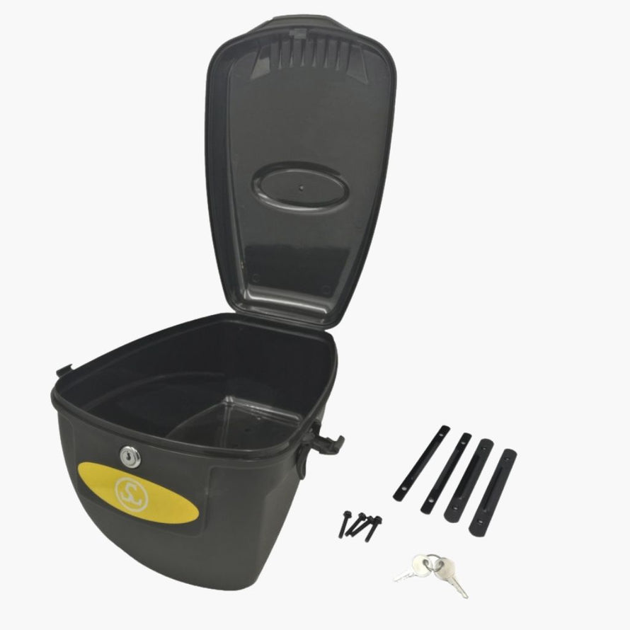 Montage top case vélo