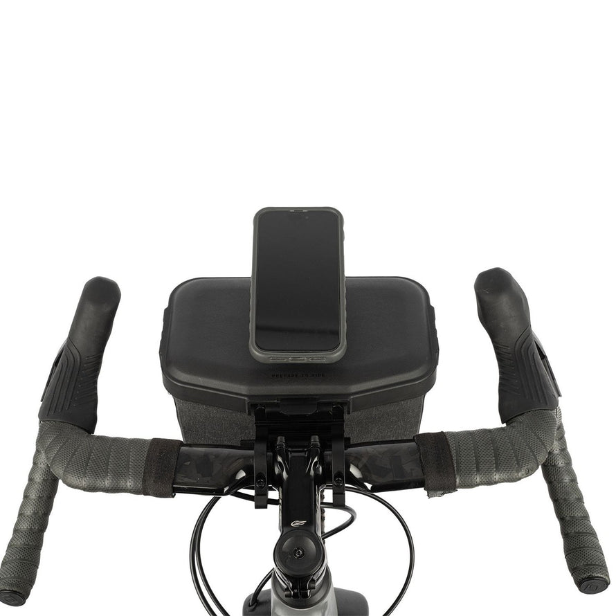 Sacoche rigide Topeak Elementa Dry BarBag avec support smartphone et adaptateur multi-montage pour guidon vélo