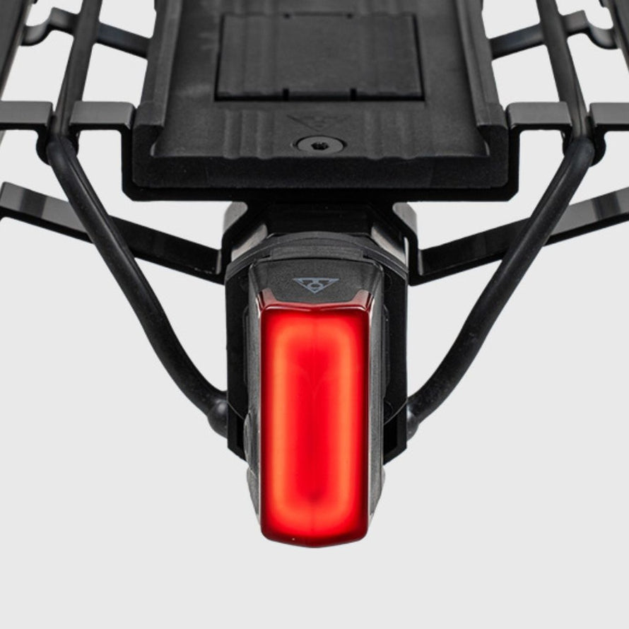 Porte-bagages Topeak MTX Beamrack II Type A avec feu arrière LED intégré pour vélo sécurisé et fonctionnel