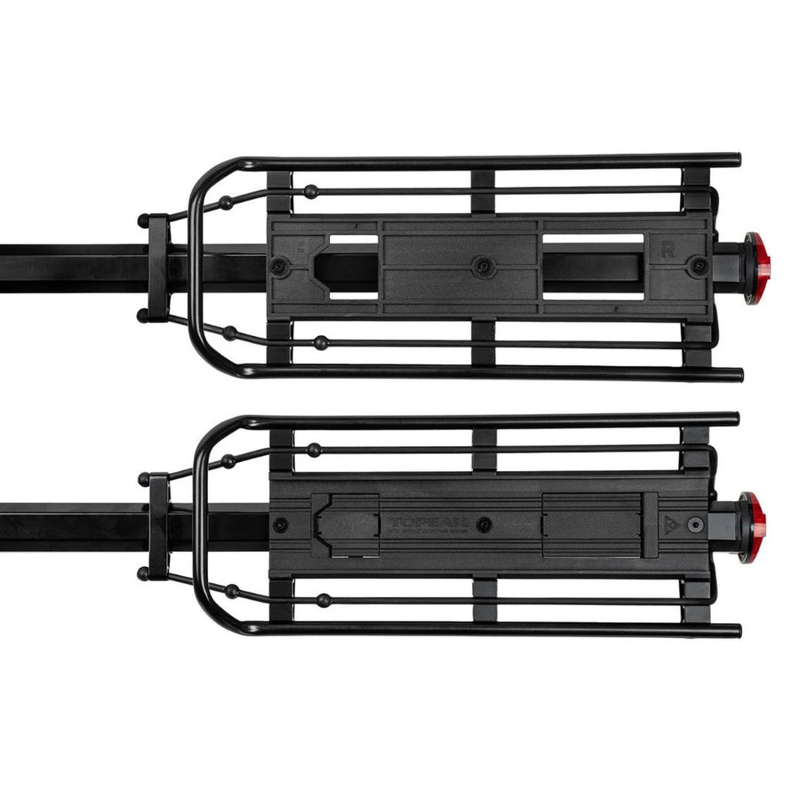 Porte-bagages Topeak MTX Beamrack II Type A noir, robuste et compatible avec système MTX pour vélo polyvalent