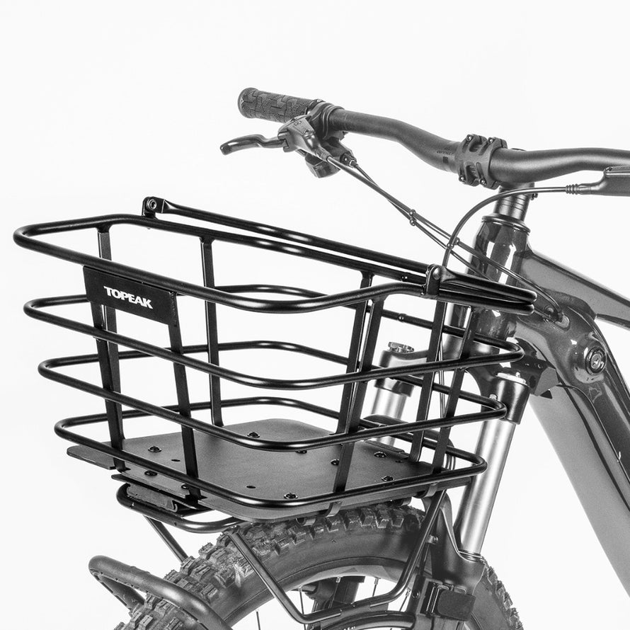 Panier Topeak Urban Basket DX pour vélo, montage avant ou arrière, robuste et pratique pour transport urbain