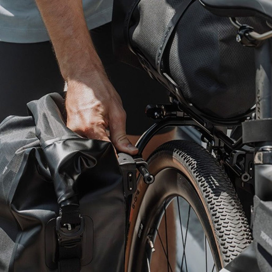 Porte-bagages arrière Topeak Zi:RAK Essential, idéal pour fixer sacoches et transporter charges sur vélo
