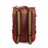 Sac a dos velo Topo Designs Rover Pack Classic 20L bordeaux vue dos avec bretelles reglables et detail robuste