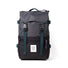 Sac a dos velo Topo Designs Rover Pack Classic 20L noir detail carreaux avec fermeture securisee
