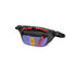 Sacoche banane Topo Designs Mountain Waist Pack 1L noire violet avec details rouges, pratique pour velo et randonnées