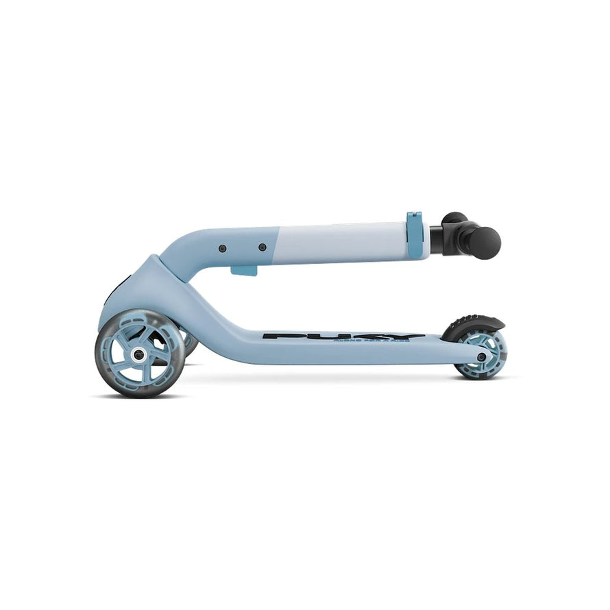 Trottinette Puky PUSH 3 roues pliable avec LED, adaptée aux enfants dès 2 ans pour sécurité et amusement