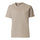 T-shirt femme Vaude Mineo Striped beige en coton léger, confortable et respirant pour cyclisme et loisirs outdoor