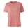 T-shirt femme Vaude Mineo Striped rose léger en coton écoresponsable, idéal pour cyclisme et sorties outdoor