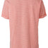 T-shirt femme Vaude Mineo Striped rose à fines rayures, léger et confortable pour cyclisme et activités outdoor