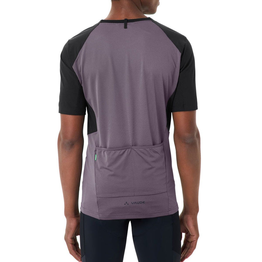 T-shirt vélo homme Vaude Kuro II avec poches arrière fonctionnelles et tissu technique respirant