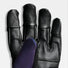 Gants vélo hiver imperméables Urban Circus Rainbow avec paume en cuir noir pour chaleur et adhérence renforcée