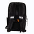 Sac à dos convertible Escaper Urban Circus noir avec bretelles rembourrées et bandes réfléchissantes pour sécurité vélo