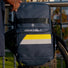 Sac a dos convertible Escaper Urban Circus bleu jaune, design urbain et fonctionnel pour cyclistes modernes