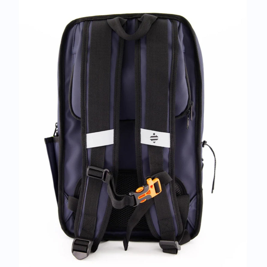 Sac à dos convertible Escaper Urban Circus bleu marine avec bretelles renforcées et boucle de sécurité