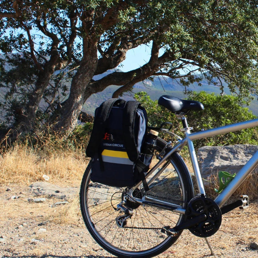 Sac à dos convertible Escaper Urban Circus avec fixation arrière pratique pour vélo et rangement sécurisé