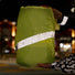 Sac à dos convertible Escaper Urban Circus avec housse imperméable verte et bande réfléchissante pour cyclistes urbains